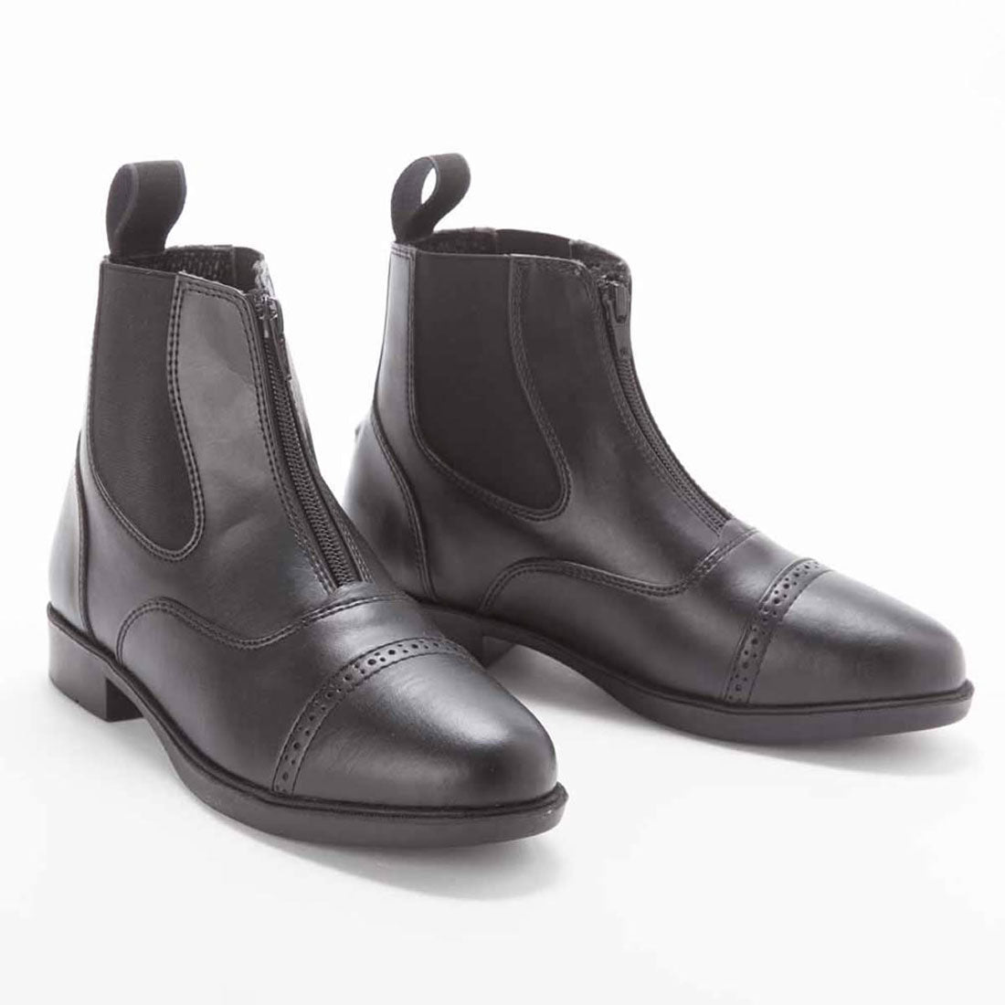 ジョッパーズ JODHPURS 合皮ショートブーツ,ブラック