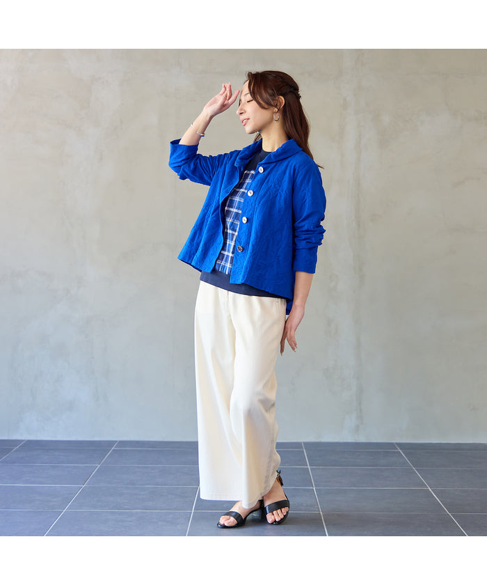 リリアンビューティ エクラ Liliane Burty ECLAT 【洗える】リヨセルデニムパンツ （ブラウン） ブラウン