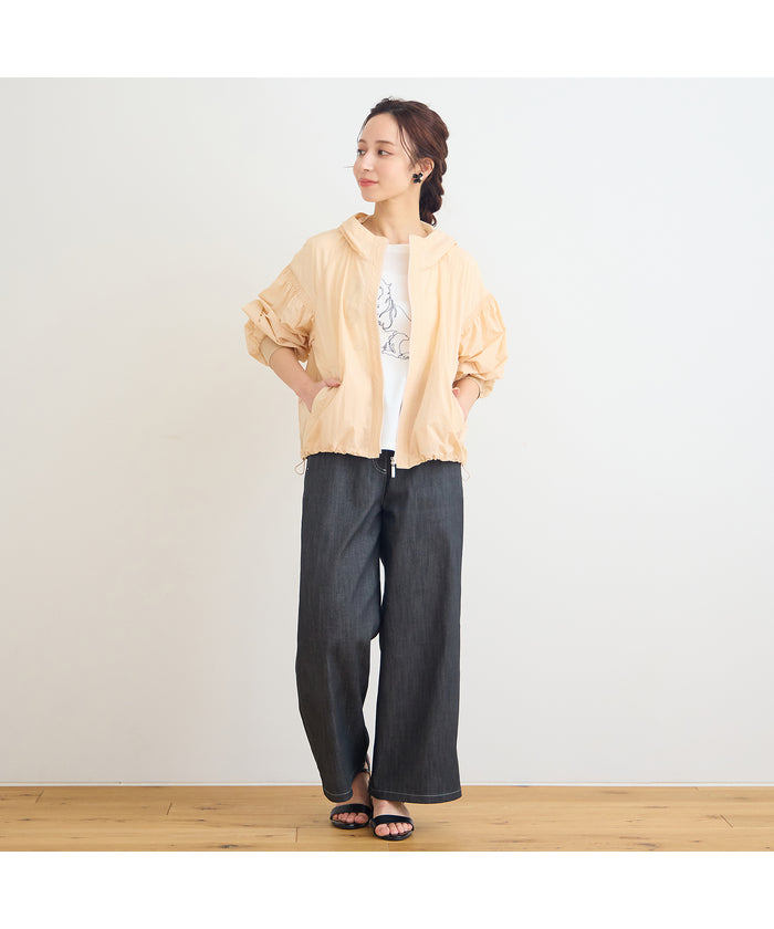 リリアンビューティ エクラ Liliane Burty ECLAT 【洗える】ドッグプリントTシャツ （オフ） オフ