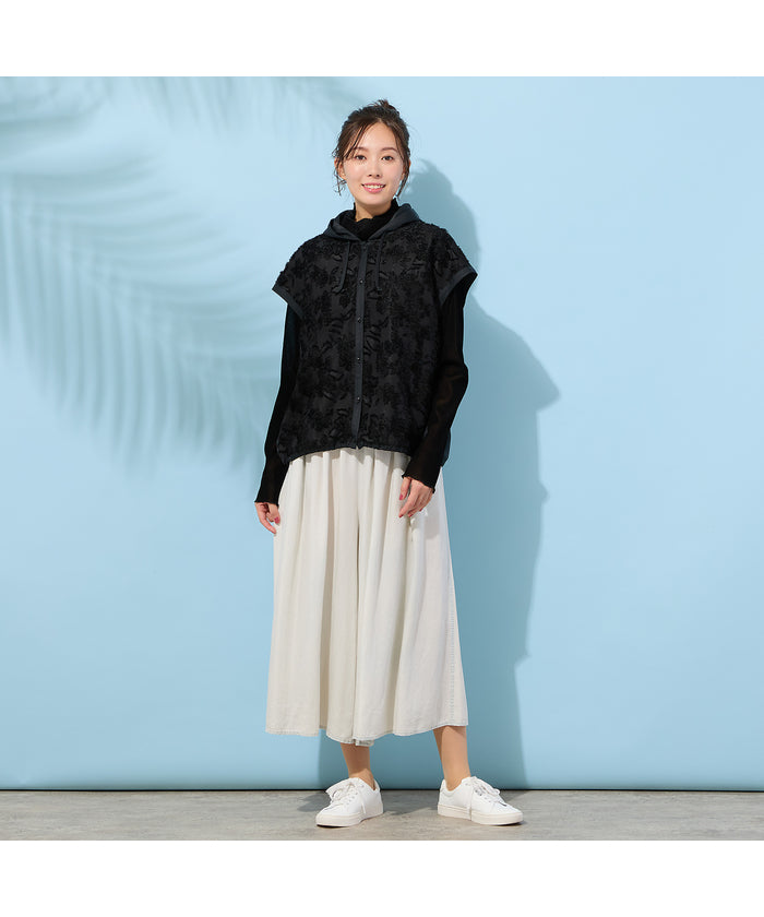 ピサーノ PISANO 【手洗いOK・撥水・透湿】ジャカード/タフタ・フーディージレ （オフ） オフ