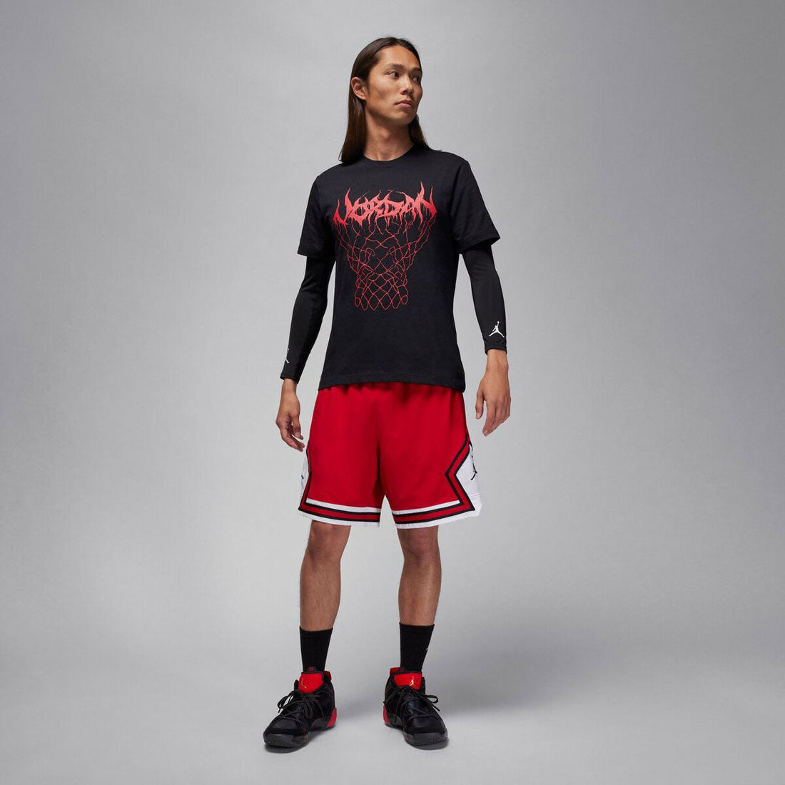 ジョーダン ブランド JORDAN BRAND JORDAN BRAND JDNSPRT DF グラフィック S（ジョーダンブランド JDNSPRT DF グラフィック S） （BLACK/GYM RED/GYM RED） BLACK/GYM RED/GYM RED