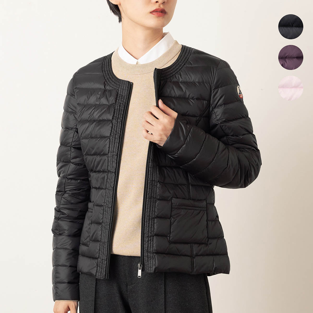 ジョット JOTT ダウンジャケット ドゥーダ LIGHTWEIGHT DOWN JACKET SS23WDOW17 BLACK （ブラック） ブラック