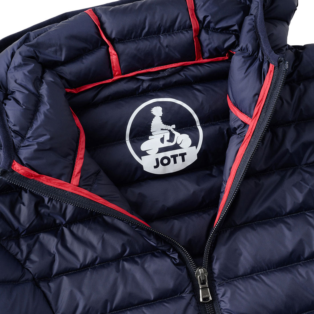 ジョット JOTT 下載外套 克洛伊 LIGHTWEIGHT HOODED DOWN JACKET P000WDOW01 NAVY