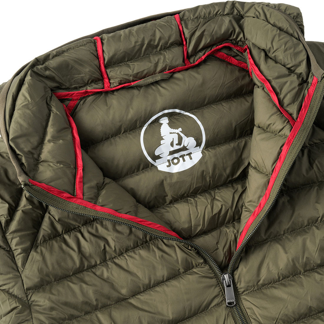 ジョット JOTT 輕量連帽羽絨外套 P000MDOW01 軍綠