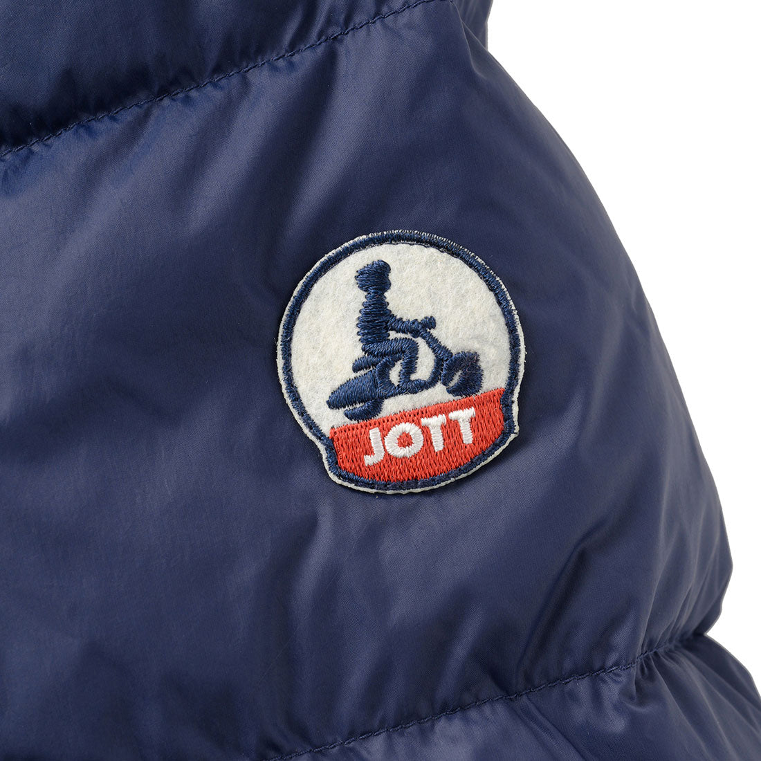 ジョット JOTT 下載外套 ヨハンナ STRAIGHT-CUT HOODED DOWN JACKET FW24WDOW28 海軍藍