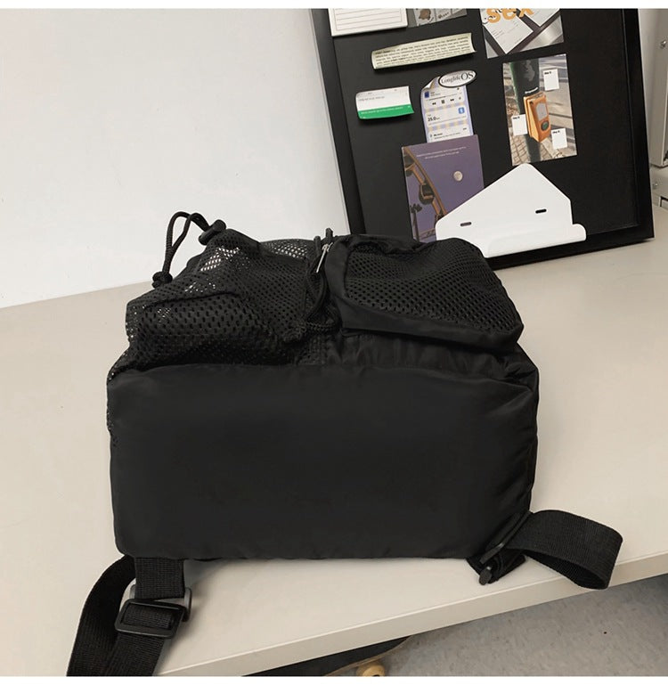 リバランス REBALANCE 巾着バックパック ナップザック （ブラック） ブラック