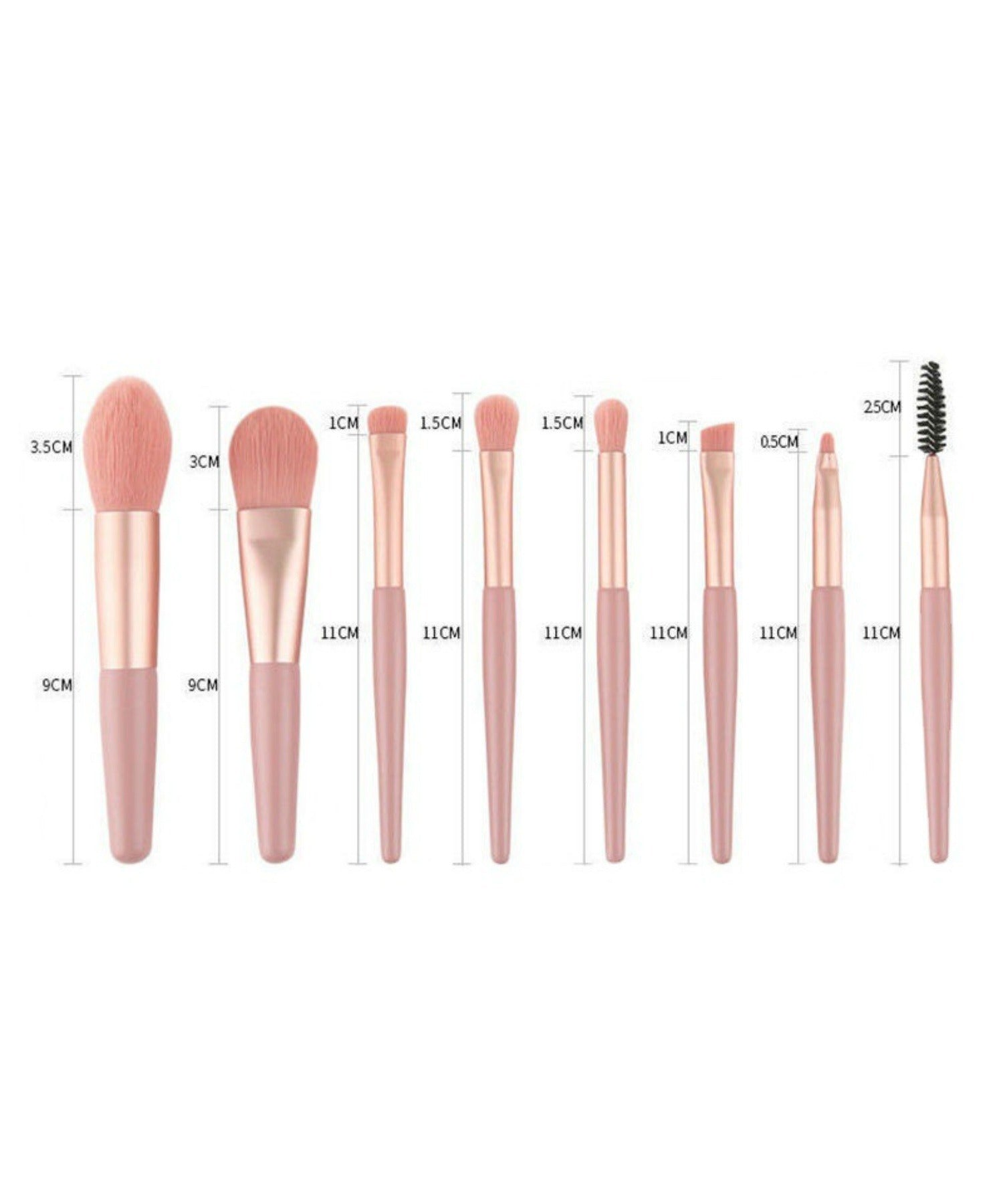 Rebalance Makeup Brush Set 【8-Piece Set】【Non-Returnable Item】