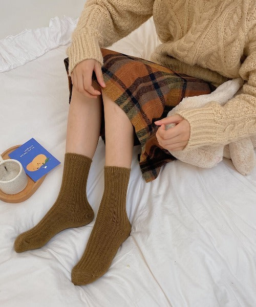 リバランス REBALANCE レディースウール混ソックス
