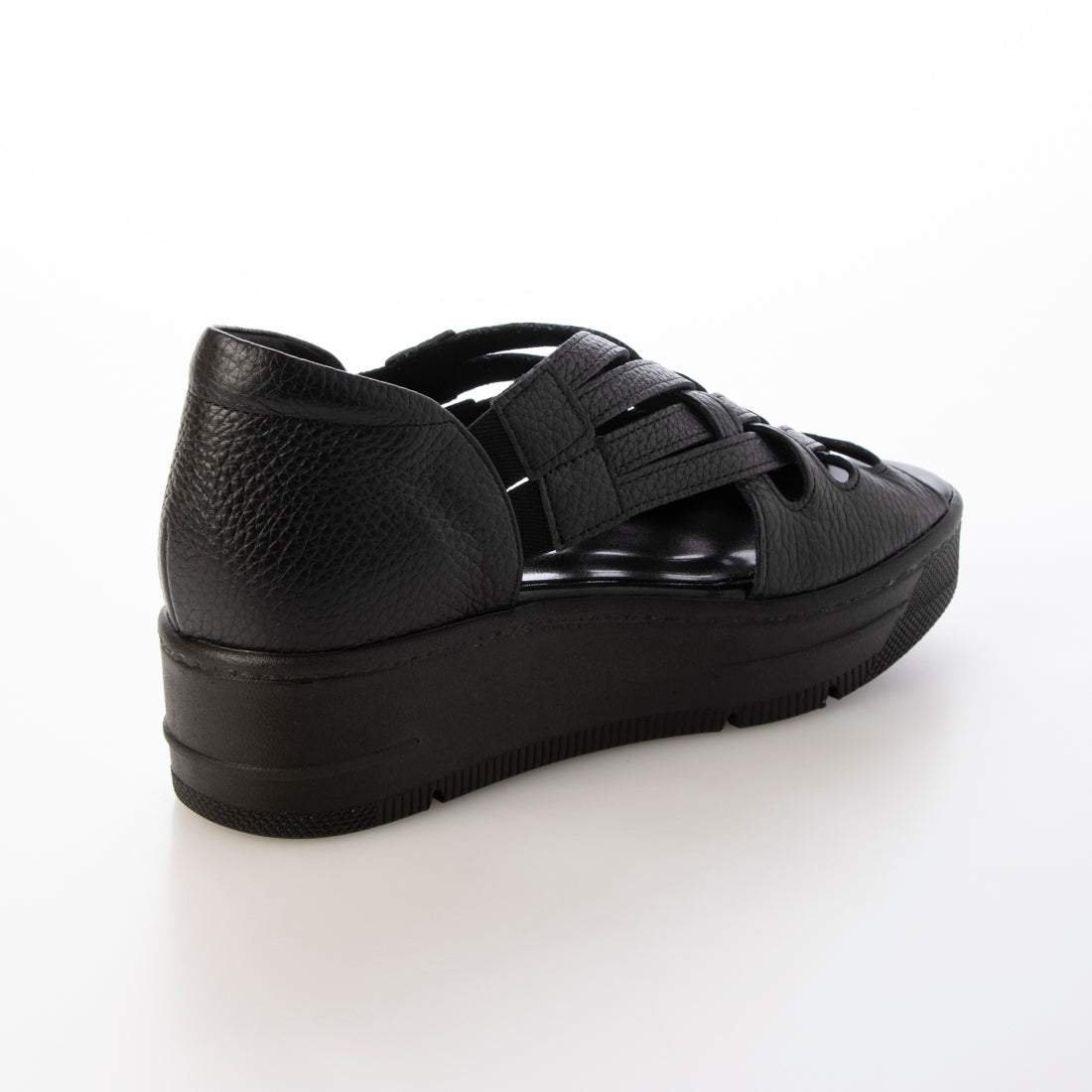 JS Heartlabel Genuine Leather Made in Japan Wide Braided Design Thick Sole Sandals