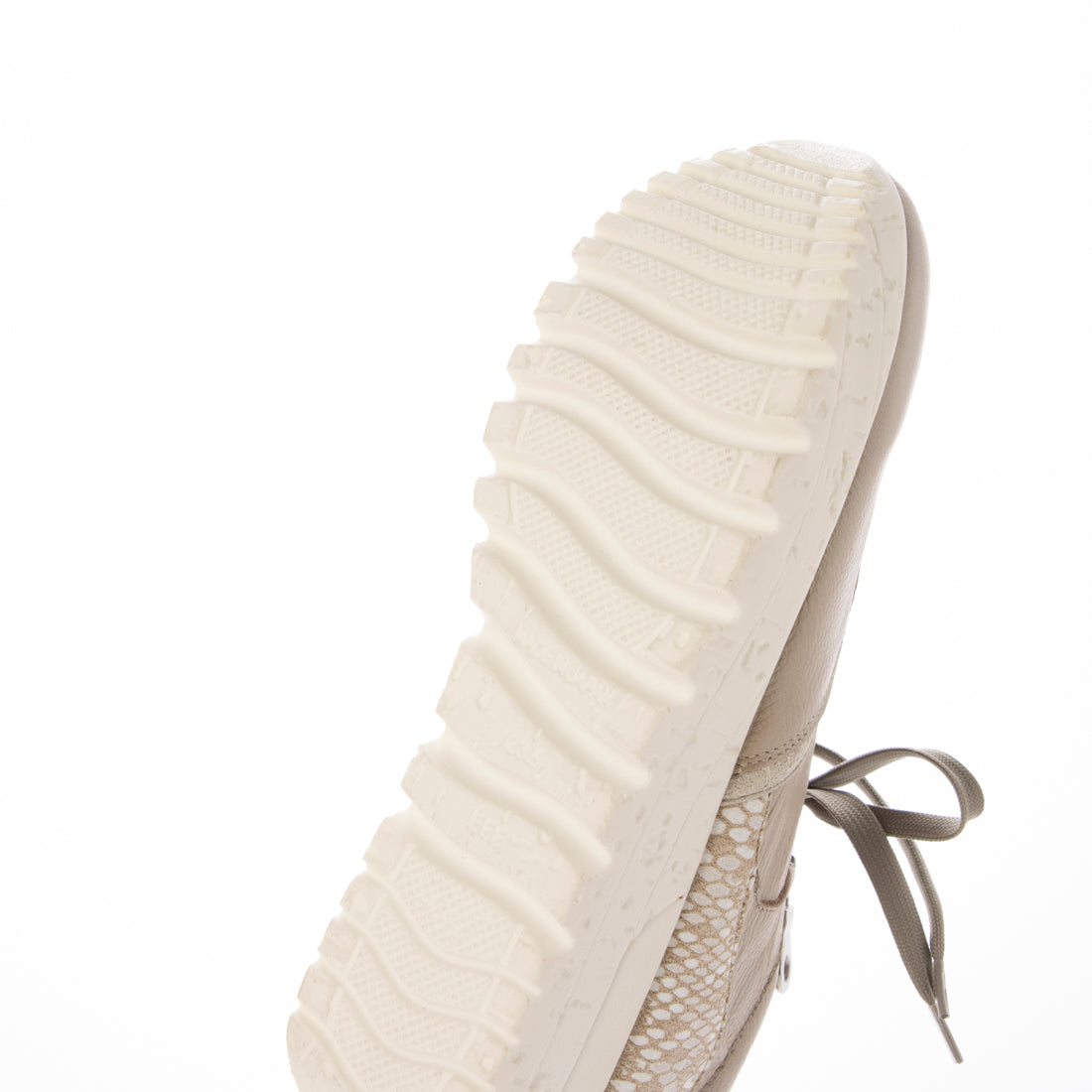 JS Heartlabel Thick-soled Leather Sneakers