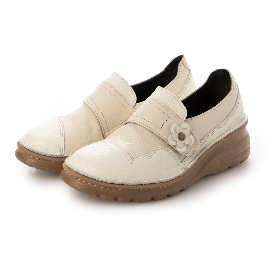 JS Heartlabel Lightweight Leather Velcro Slip-ons