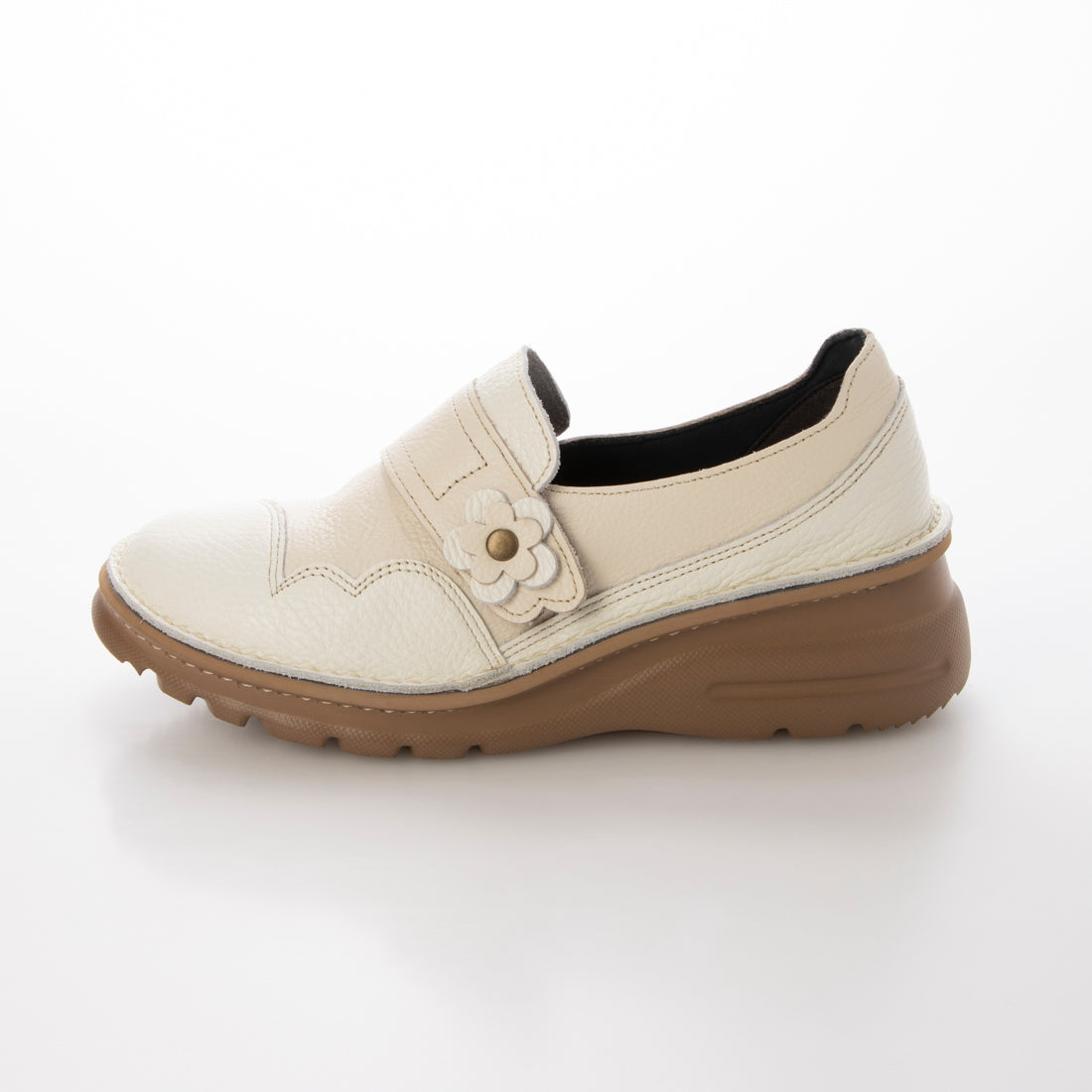JS Heartlabel Lightweight Leather Velcro Slip-ons