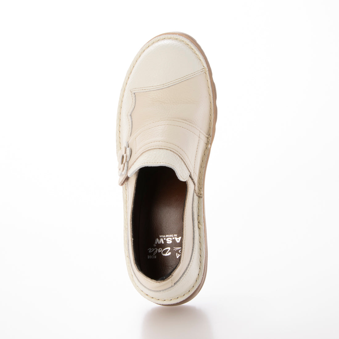 JS Heartlabel Lightweight Leather Velcro Slip-ons