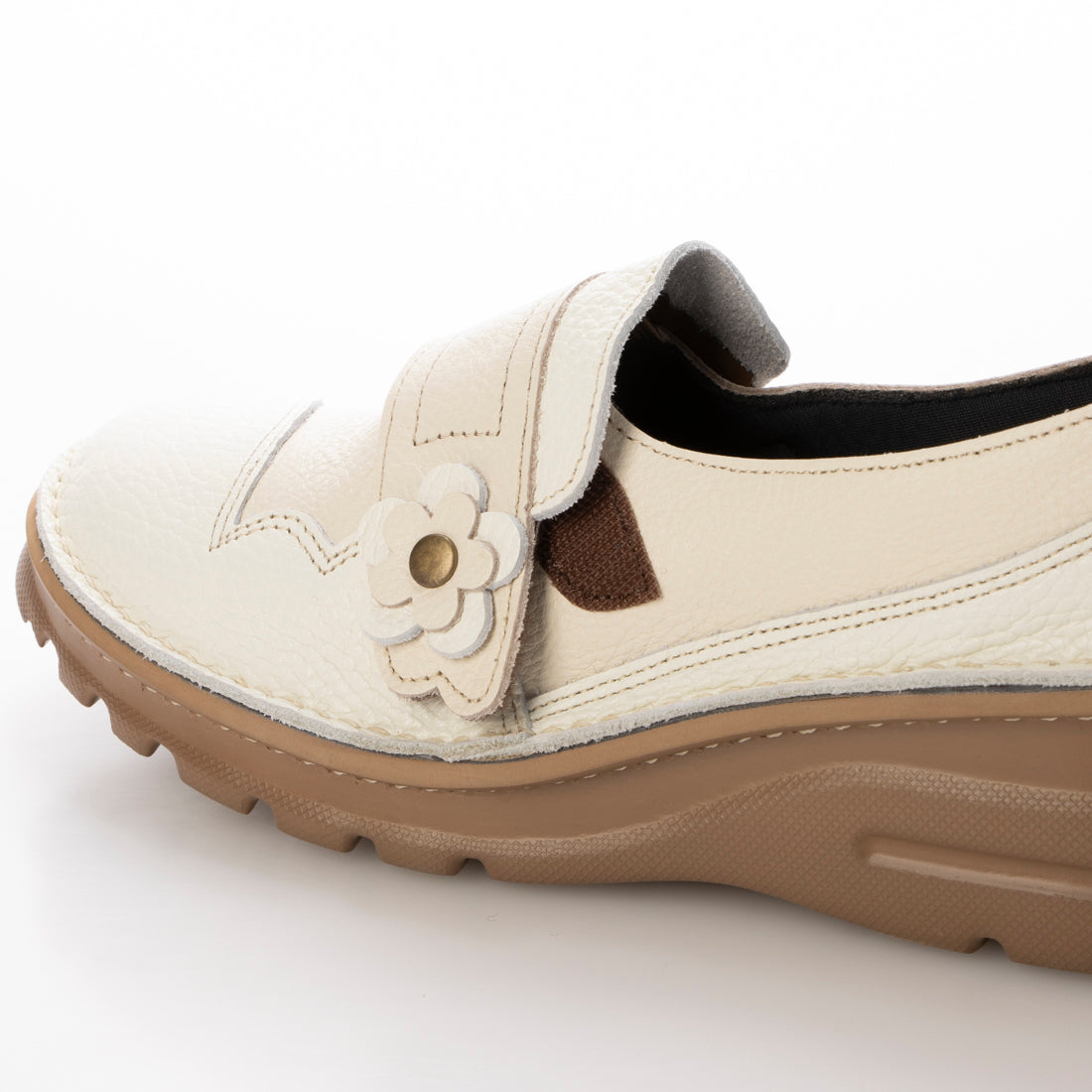 JS Heartlabel Lightweight Leather Velcro Slip-ons