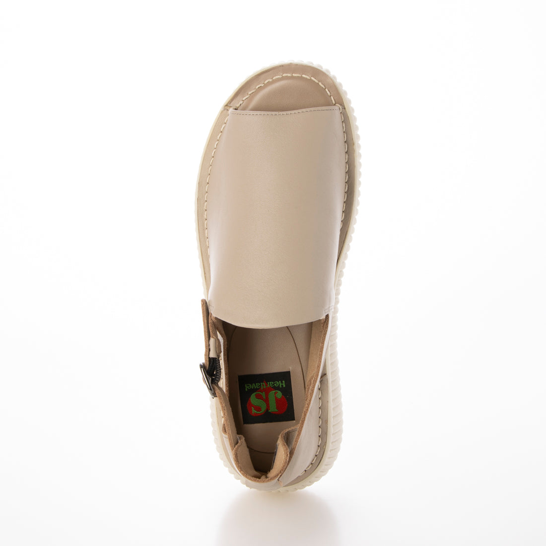 JS Heartlabel Volume Sole Open Toe Shoes