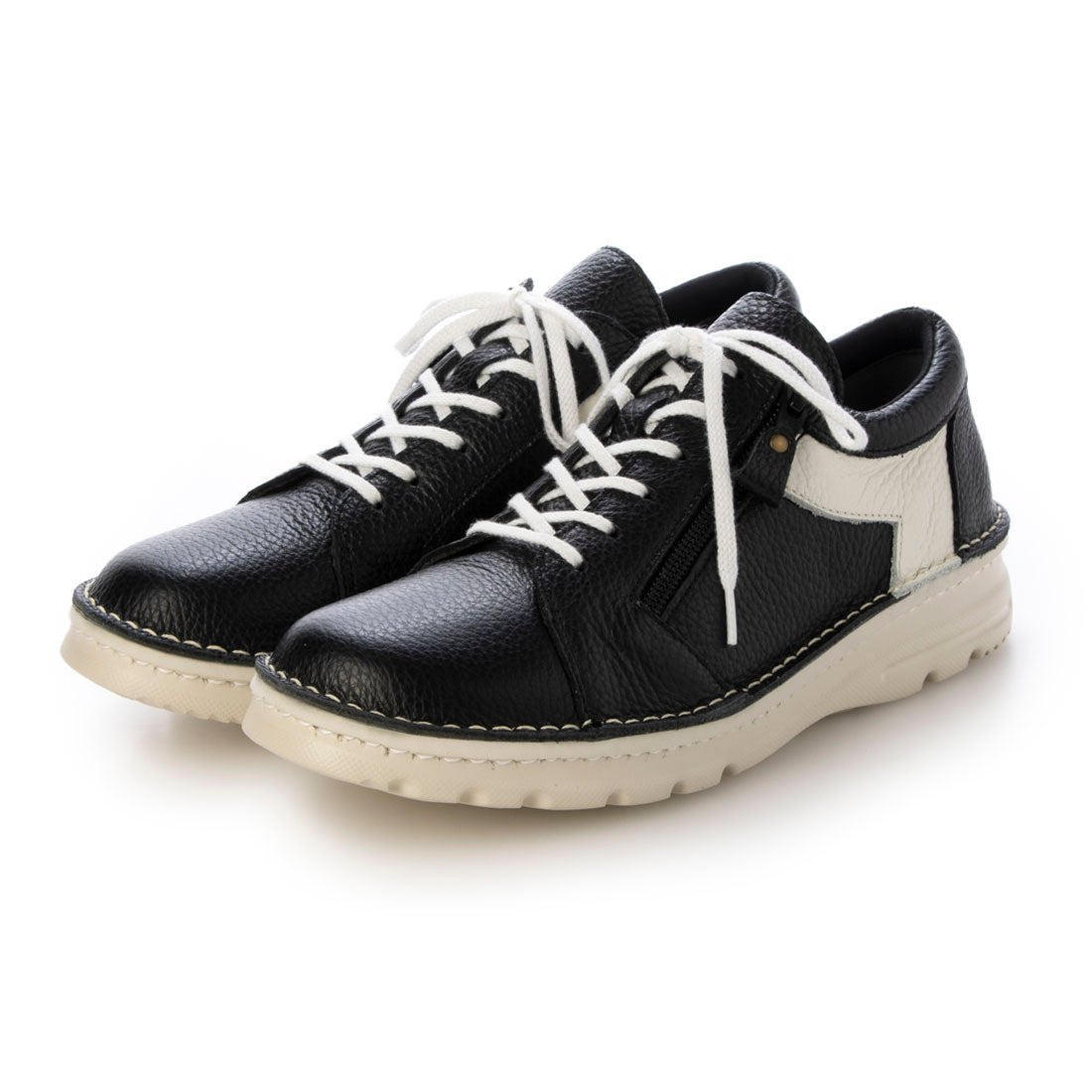 JS Heart Label 4E Side Zip Sneakers