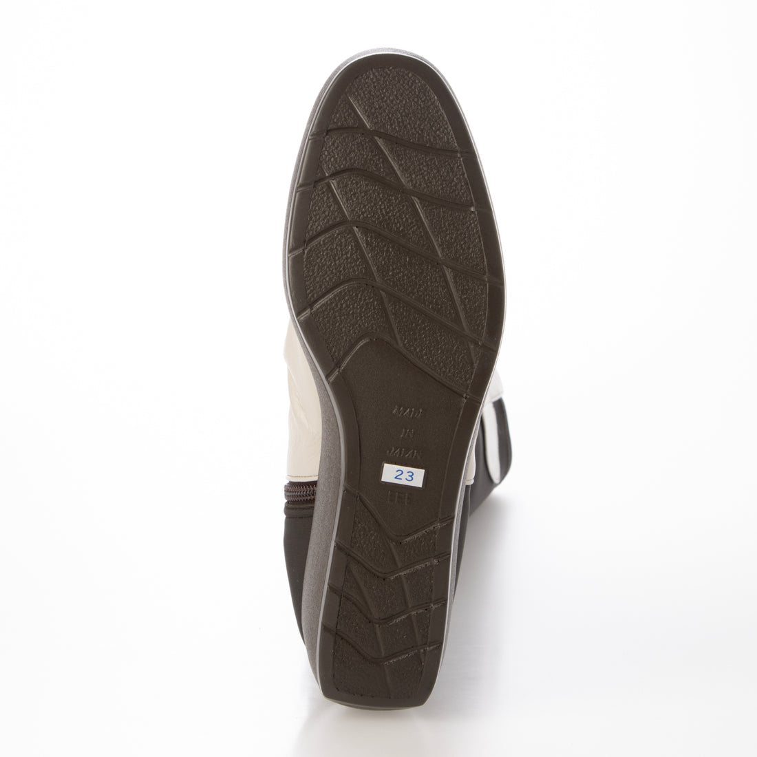 ジェイエス ハートレーベル JS Heartlavel 本革 ストレッチコンビ ロングブーツ （グレージュ） グレージュ