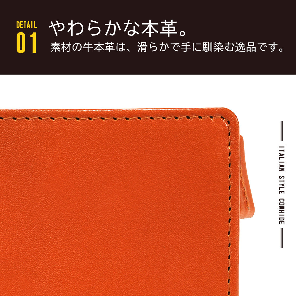 ジェイエスデザイン JS-DESIGN ADHIAレザー縦型二つ折り財布