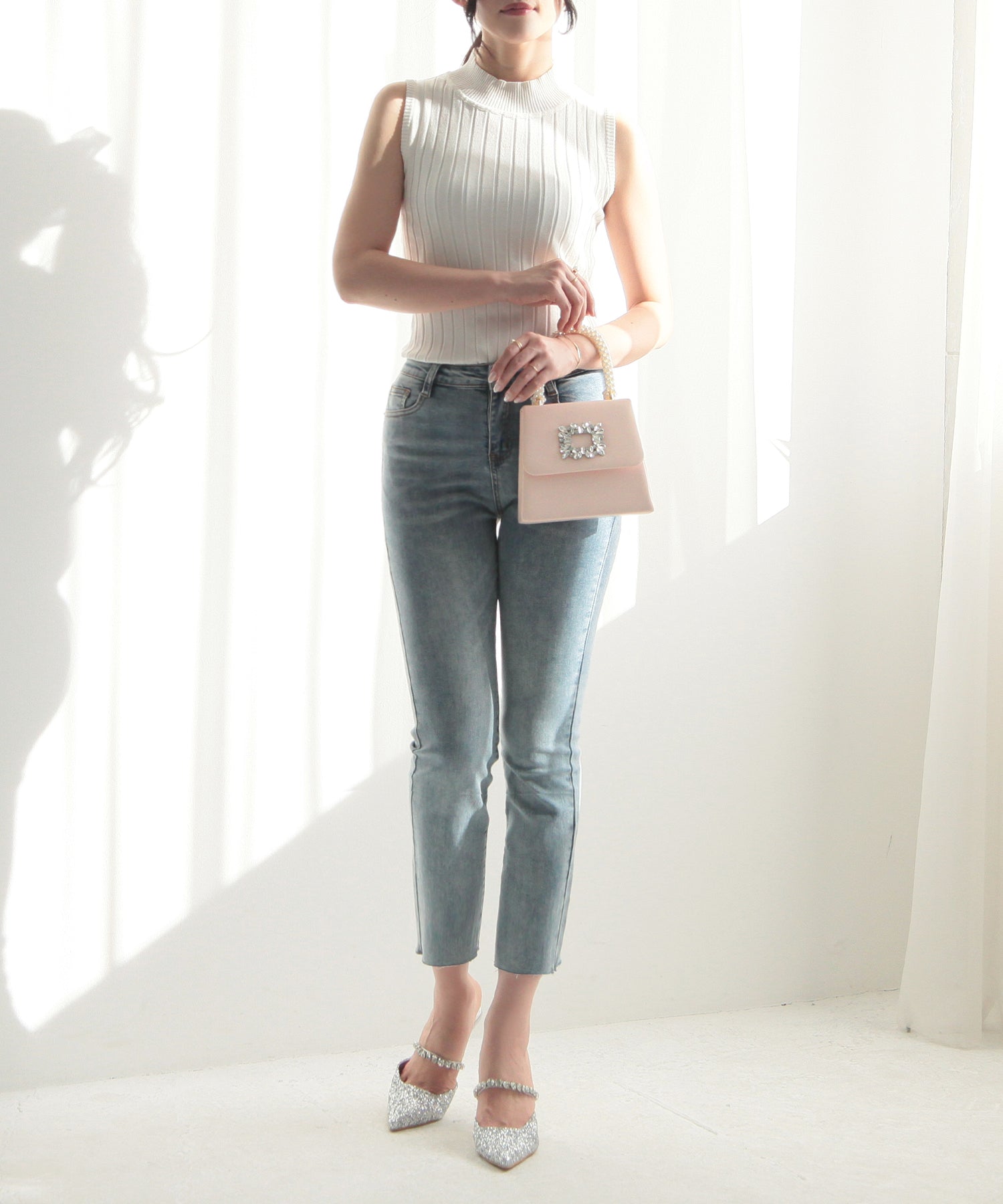 ジュリアブティック JULIA BOUTIQUE 2wayビジュー付きバッグ 24103 （Pink） ピンク