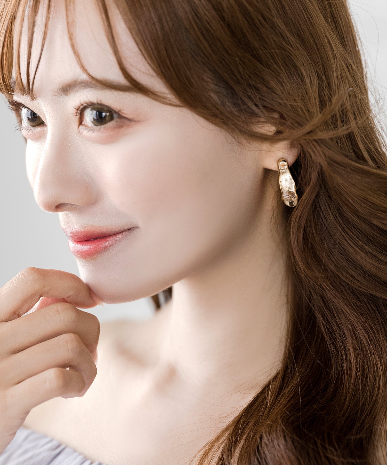ジュリアブティック JULIA BOUTIQUE クリアゴールドフレークピアス/L00035 （アイボリー） アイボリー