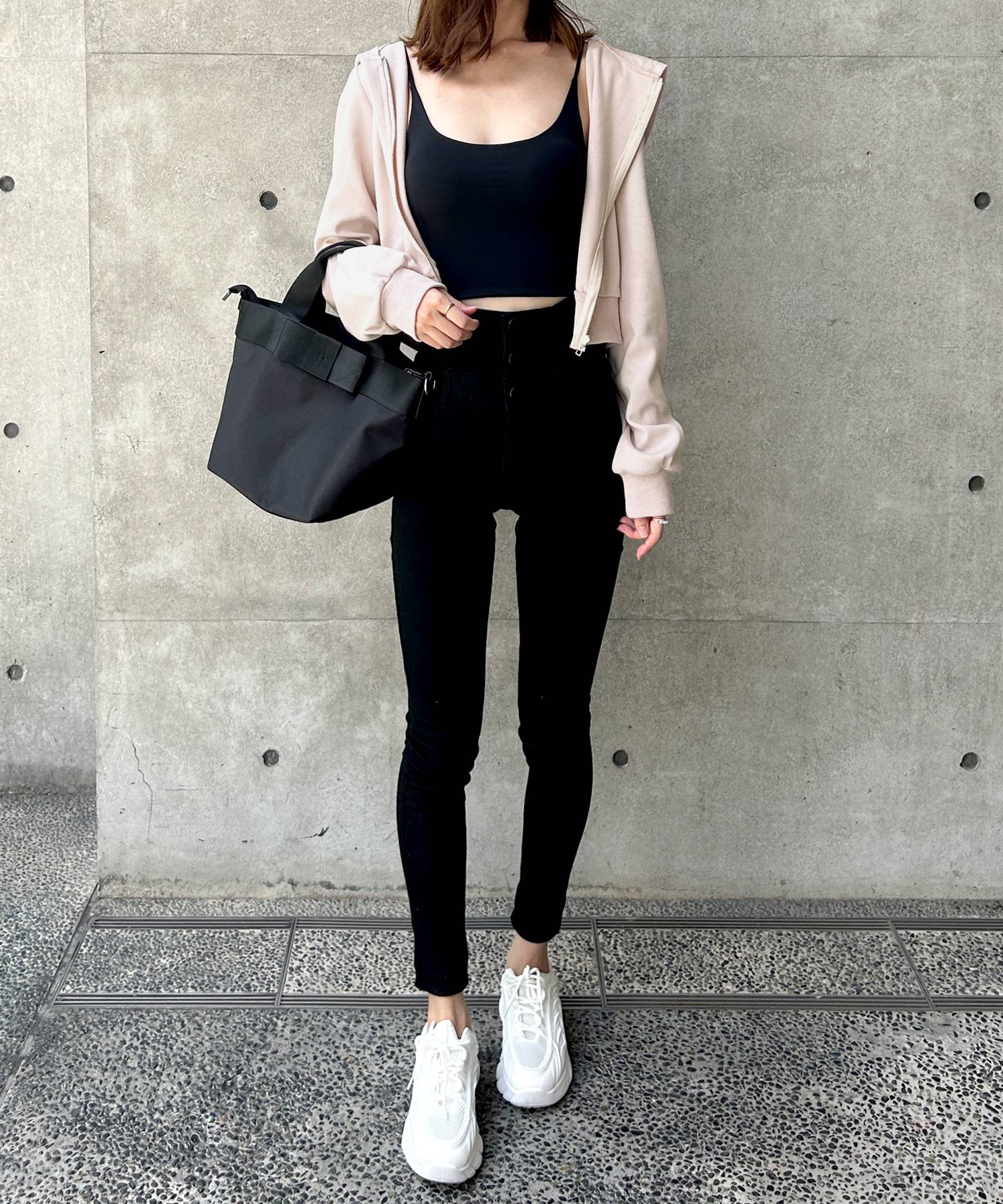 JULIA BOUTIQUE Hoodie + Mermaid Skirt Sweat Set [24512 Long Sleeve Long Maxi Tight Plain Women's Elastic Waist Tops Bottoms Black]