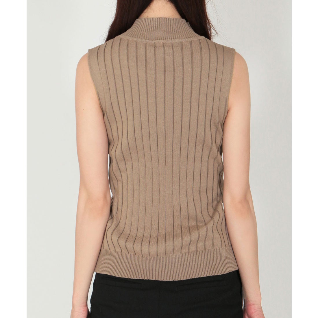 ジュリアブティック JULIA BOUTIQUE サイドボタンノースリーブニットトップス/21129