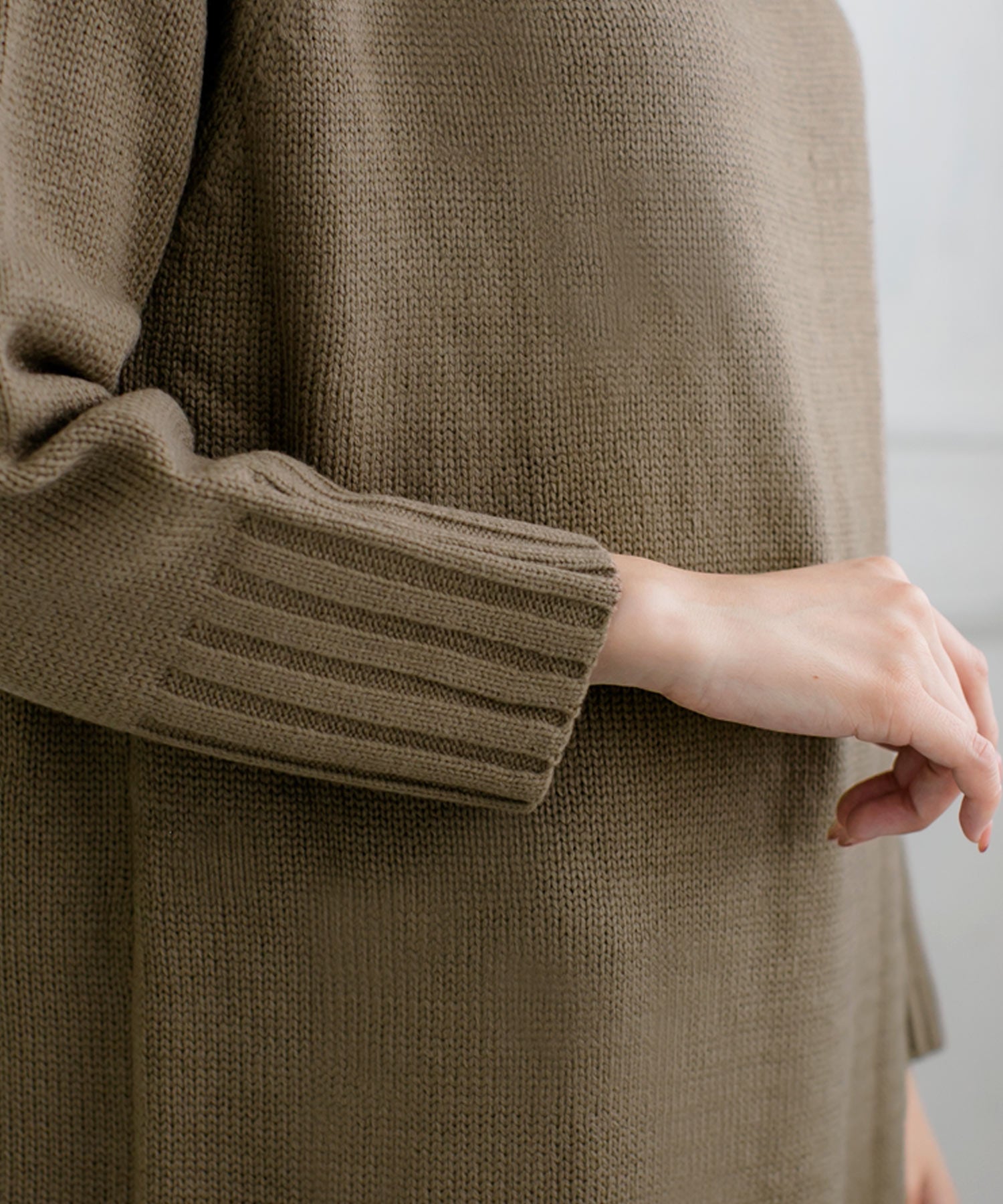 ジュリアブティック JULIA BOUTIQUE タートルネックロングニットワンピース/510495 （Gray） グレー
