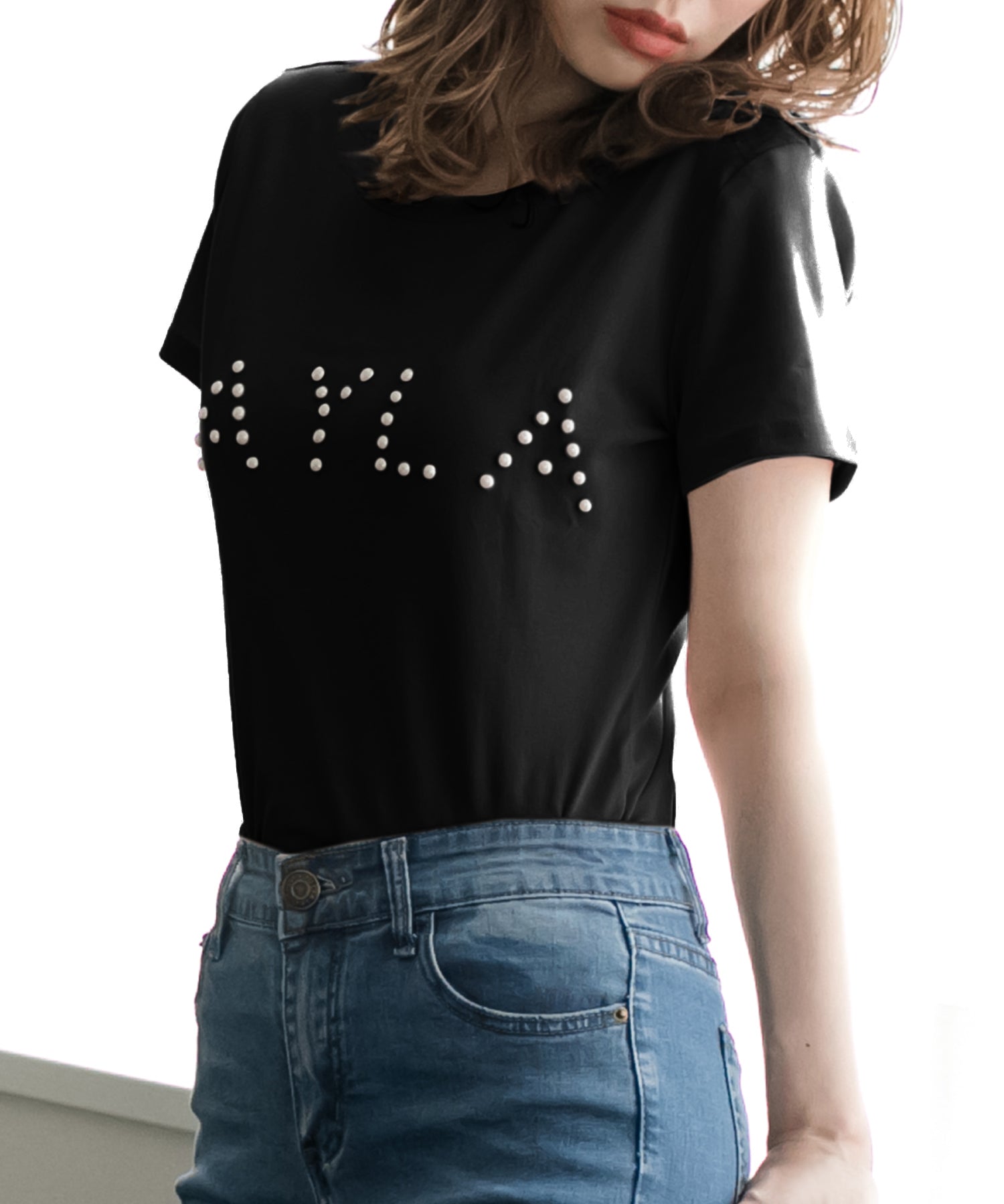 JULIA BOUTIQUE Pearl logo design T-shirts, tops, cut and sewn / 510736