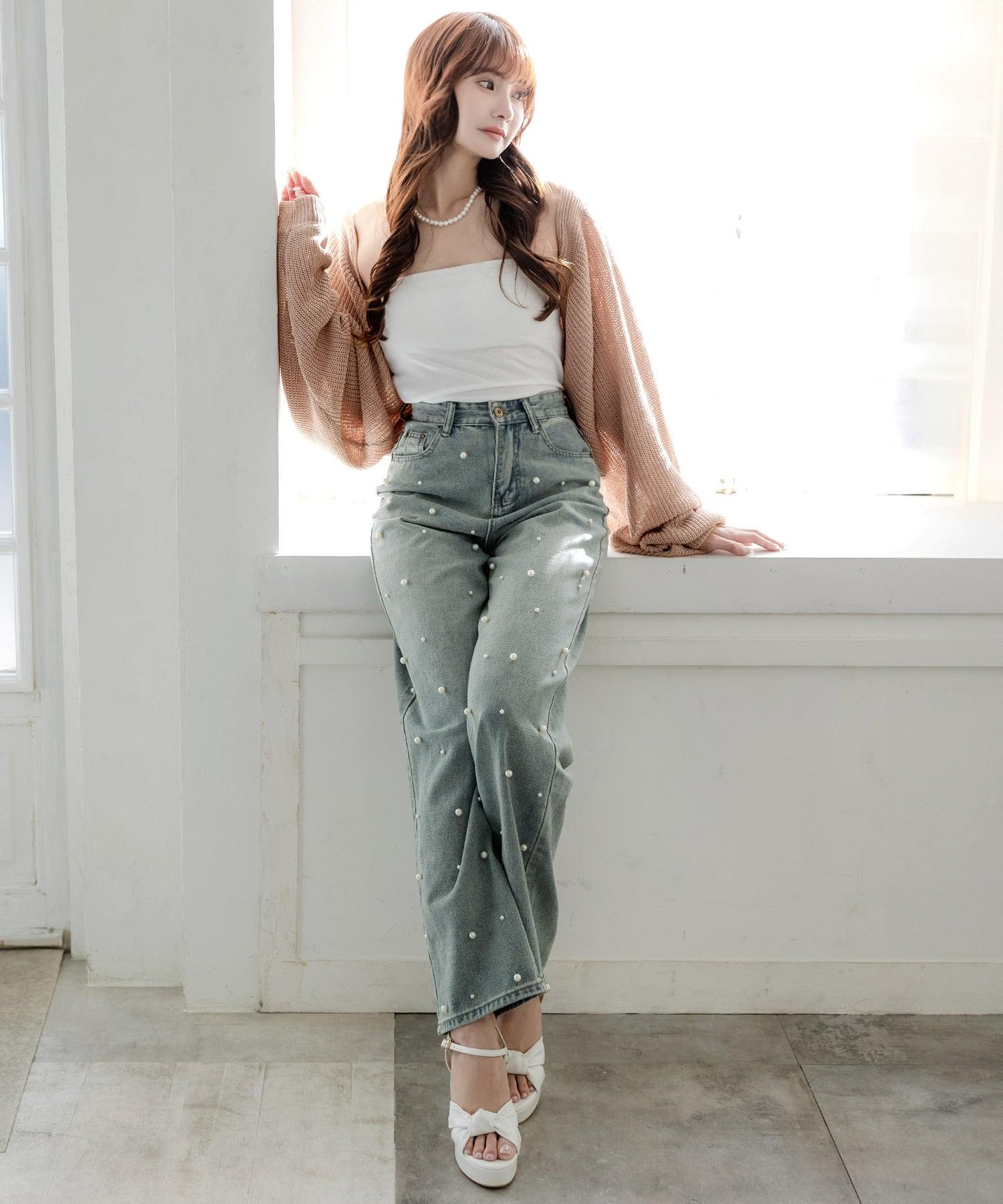 JULIA BOUTIQUE Short-Length Bolero Knit Cardigan / 24024
