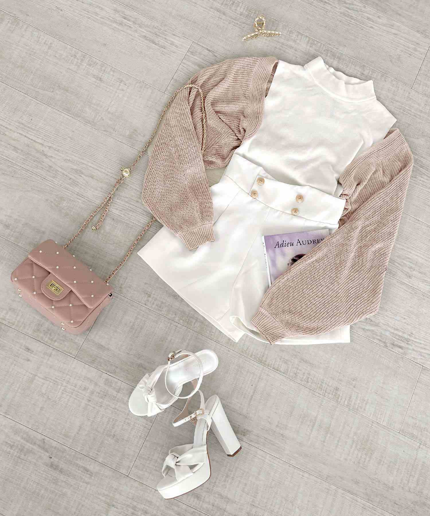 JULIA BOUTIQUE Short-Length Bolero Knit Cardigan / 24024