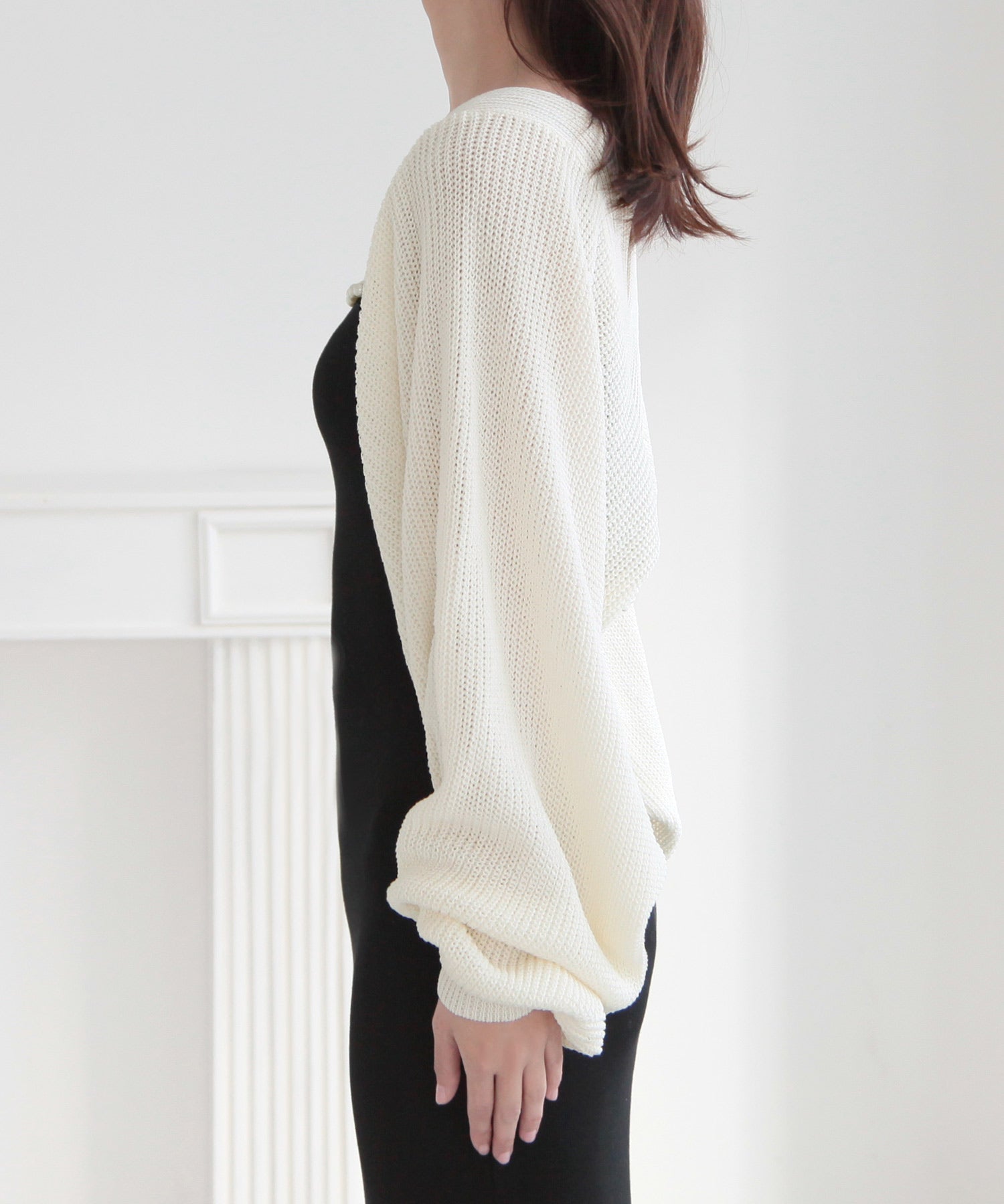 JULIA BOUTIQUE Short-Length Bolero Knit Cardigan / 24024