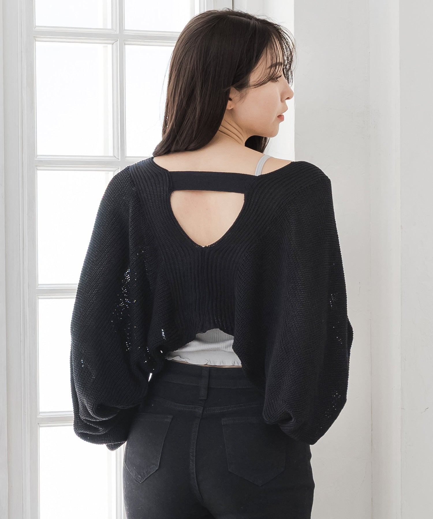 JULIA BOUTIQUE Short-Length Bolero Knit Cardigan / 24024