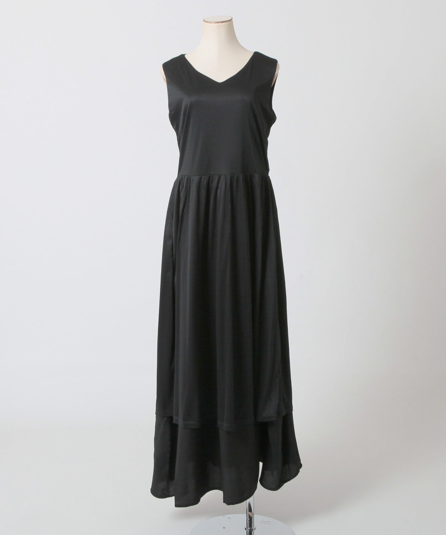 JULIA BOUTIQUE Drawstring Gathered Flare One-Piece Dress / 24054