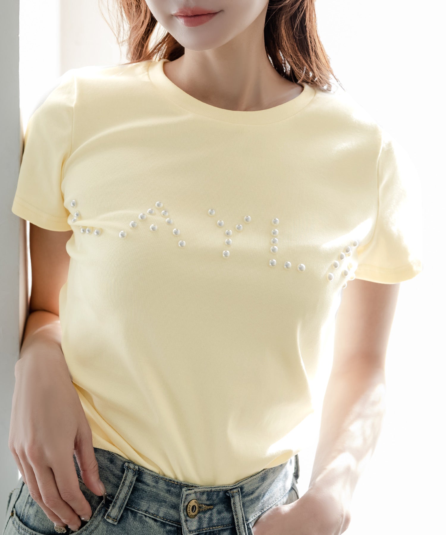 JULIA BOUTIQUE Pearl logo design T-shirts, tops, cut and sewn / 510736