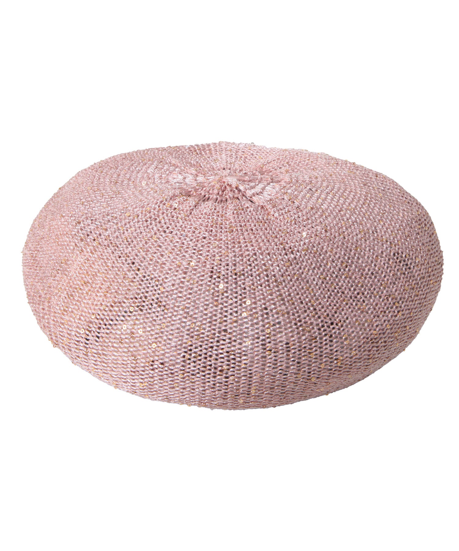 JULIA BOUTIQUE Spangle Summer Beret [24111] Beret Summer Hat Hat Women's Summer Free Size 53cm Shallow Size Adjustment Sequin Plain Cute Neat Adult Casual Korean Black White
