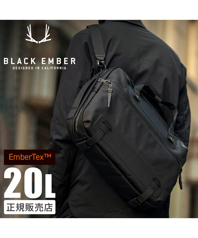 ブラックエンバー BLACK EMBER 新商品/井野屋/ブラックエンバー/KOMPAK EMBER TEX/FORGE SB EMBER TEX/2WAYブリーフケースA4/20L【be-722500 （ブラック） ブラック
