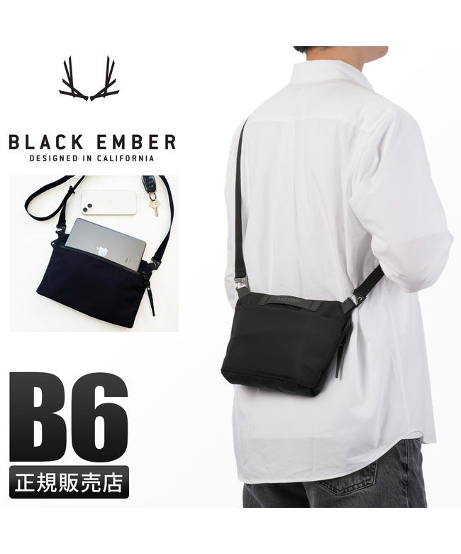 ブラックエンバー BLACK EMBER 新商品/井野屋/ブラックエンバー/SACOCHE EMBER TEX/SACOCHE EMBER TEX/サコッシュ【be-7225009】 （ブラック） ブラック