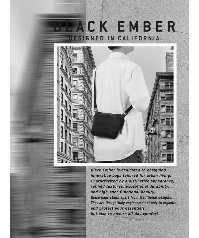ブラックエンバー BLACK EMBER 新商品/井野屋/ブラックエンバー/SACOCHE EMBER TEX/SACOCHE EMBER TEX/サコッシュ【be-7225009】 （ブラック） ブラック