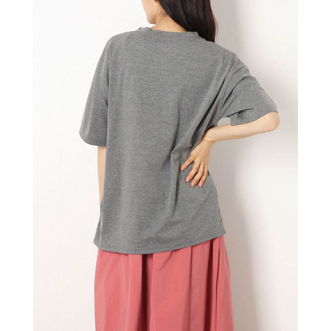 ジュノア JUNOAH プリントビッグTシャツ 韓国ファッション 春 夏 秋 韓国 トップス 半袖 春服 夏服