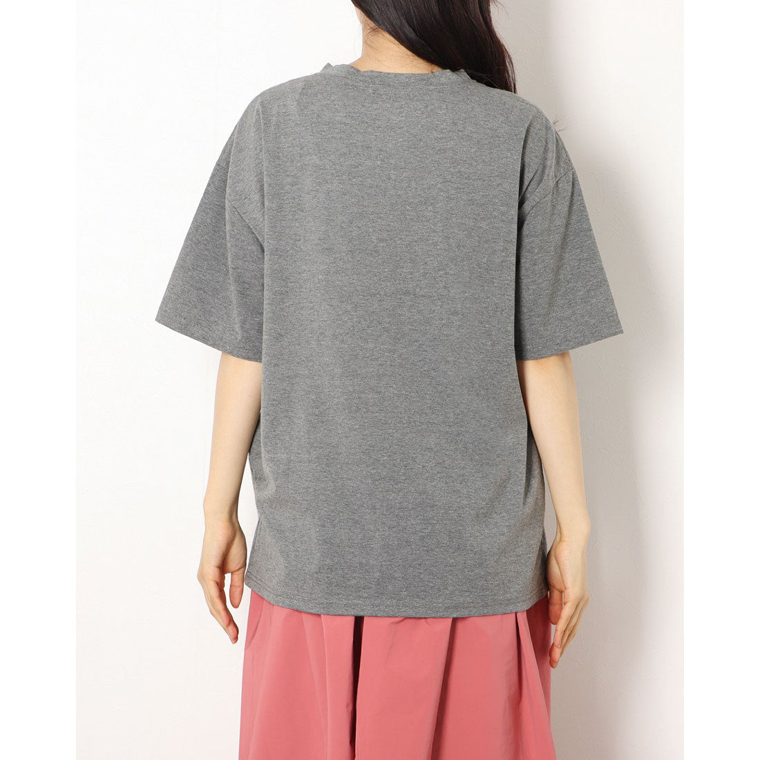 ジュノア JUNOAH プリントビッグTシャツ 韓国ファッション 春 夏 秋 韓国 トップス 半袖 春服 夏服