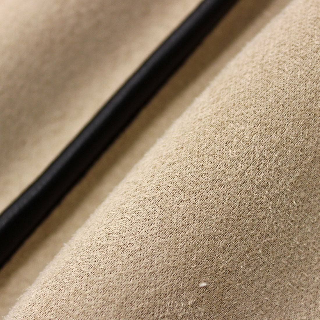 ジュノア JUNOAH ムートンパイピングノーカラーコート