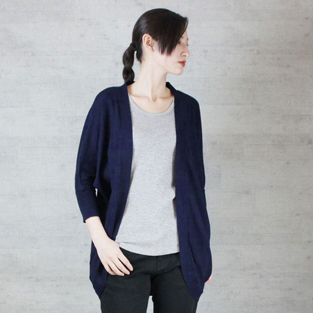 【 新品 】PILE JQ DOLMAN CARDIGAN JUNGLE JALOPY Cotton Knit Dolman Cardigan Tops Summer