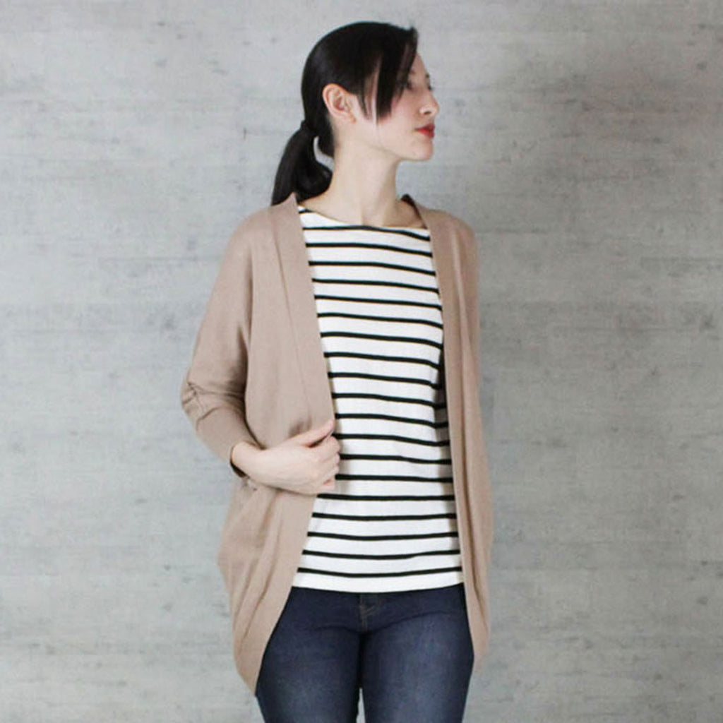 JUNGLE JALOPY Cotton Knit Dolman Cardigan Tops Summer