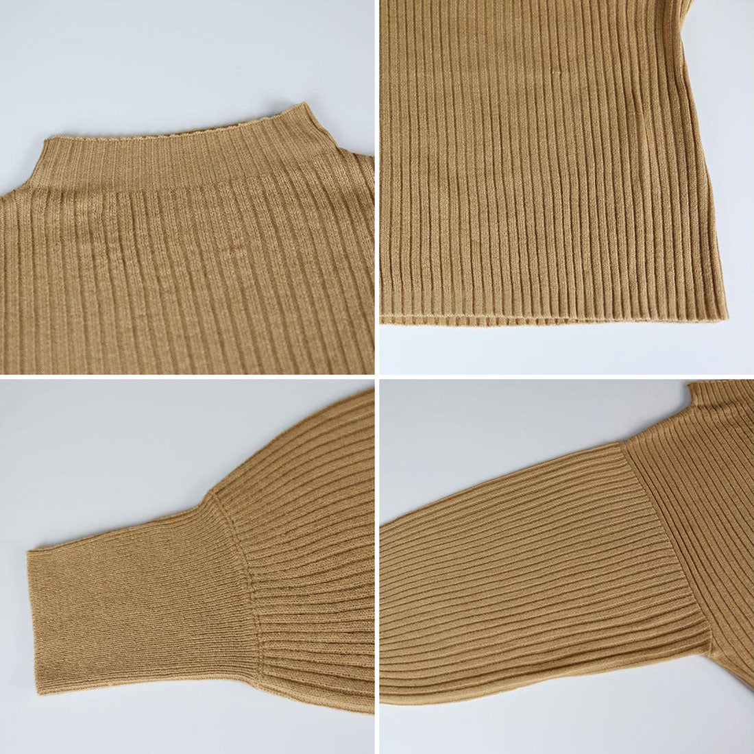 Jungle Jalopy Puff Sleeve Rib Knit Top