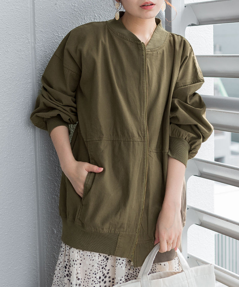 Jungle Jalopy Puff Sleeve Long MA-1