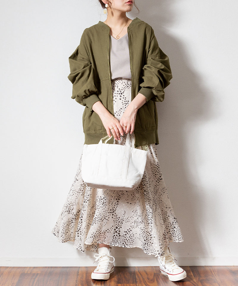 Jungle Jalopy Puff Sleeve Long MA-1