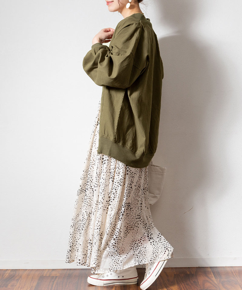 Jungle Jalopy Puff Sleeve Long MA-1