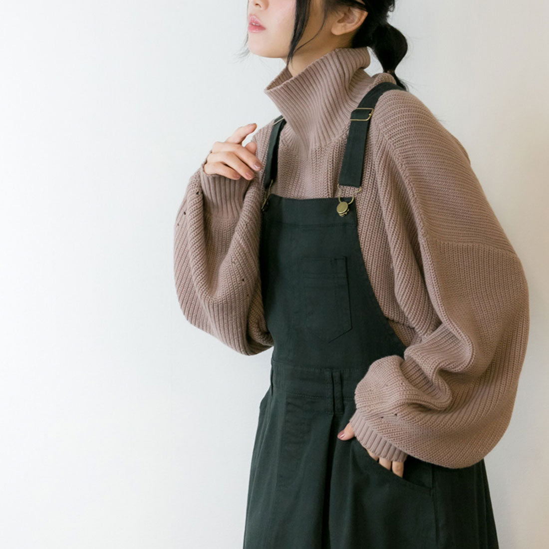 ジャングルジャロピー JUNGLE JALOPY マキシ丈フレアサロペスカート レディース 大きいサイズ M L LL 3L 4L 黒 ベージュ カーキ