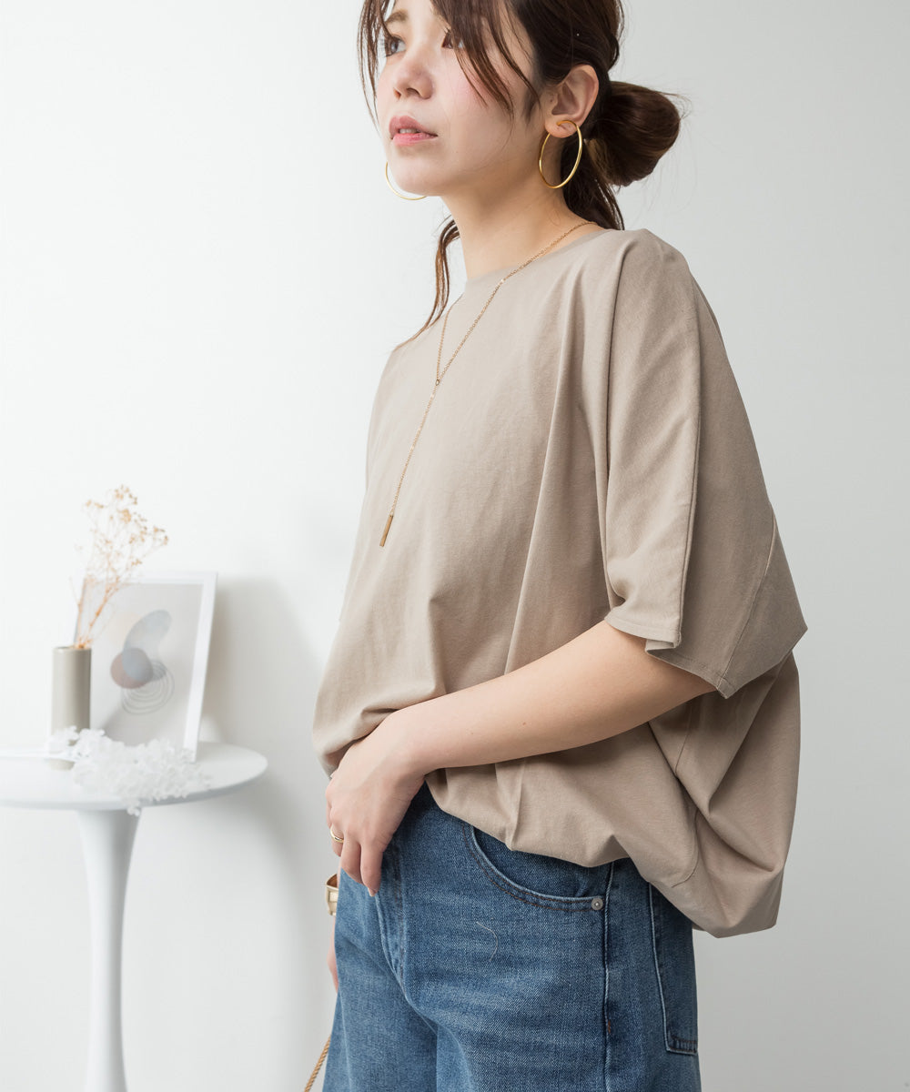 ジャングルジャロピー JUNGLE JALOPY コクーンシルエットプルオーバー レディース 大きいサイズ （GRAY-BEIGE） GRAY-BEIGE