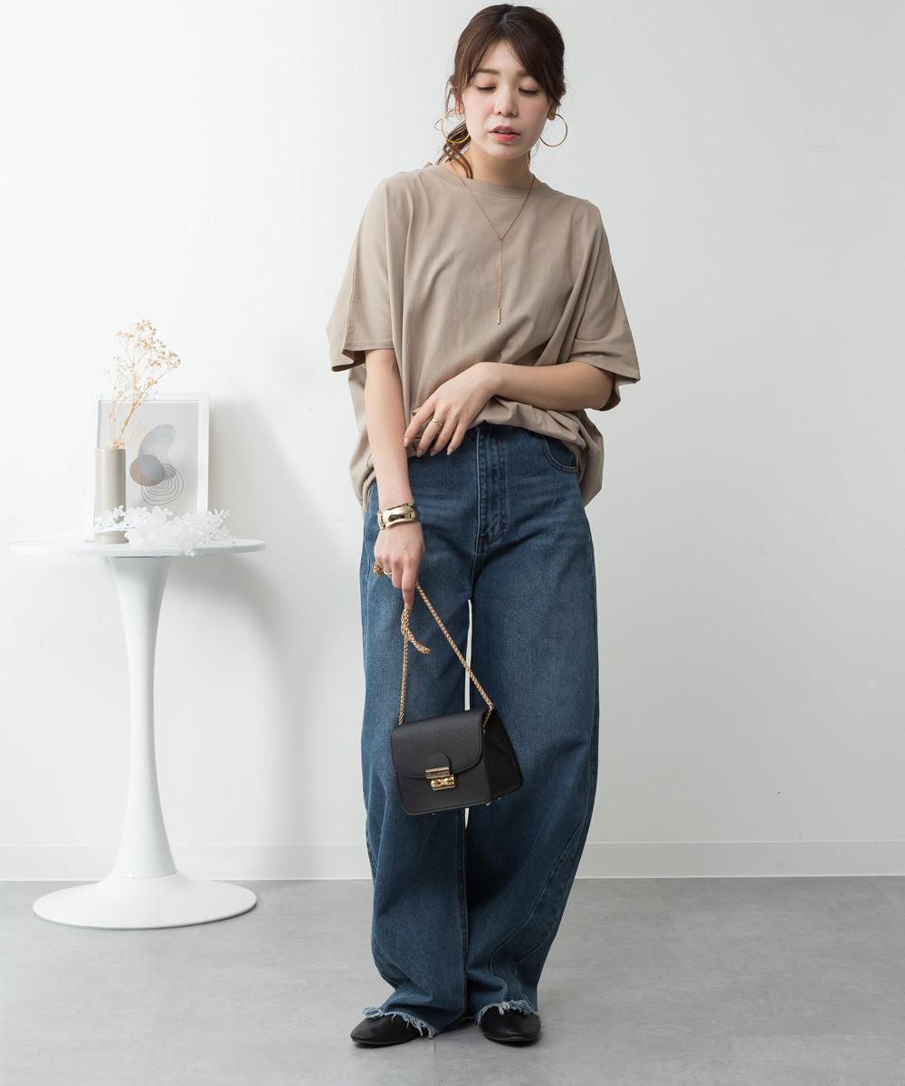 ジャングルジャロピー JUNGLE JALOPY コクーンシルエットプルオーバー レディース 大きいサイズ （GRAY-BEIGE） GRAY-BEIGE